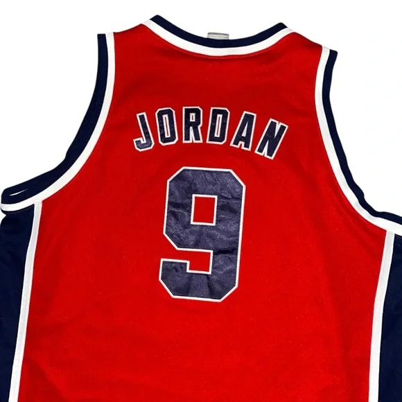 Vintage Nike Jordan 1984 Olympic USA Legends Jersey XL (E)